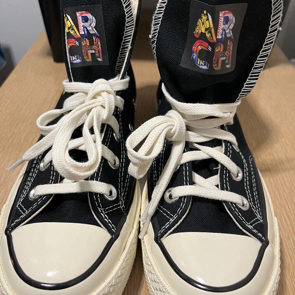 BNWoT CTAS 70 Hi Ltd Ed Custom Anheuser-Busch Gold Logo KICKS (6M/8W) Converse ☆ - Picture 2 of 8